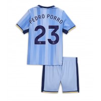 Camisa de time de futebol Tottenham Hotspur Pedro Porro #23 Replicas 2º Equipamento Infantil 2024-25 Manga Curta (+ Calças curtas)